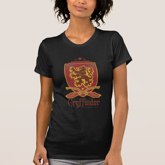 T-shirt Harry Potter | Badge Gryffindor QUIDDITCH™ (Devant)