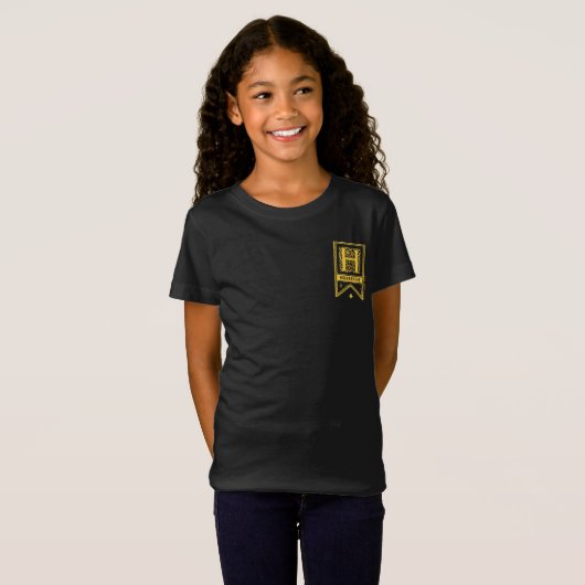 T-Shirt Harry Potter | Bannière Monogramme Gryffindor (Devant entier)