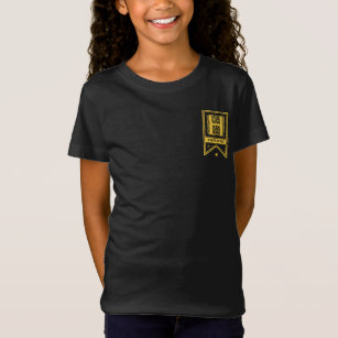 T-Shirt Harry Potter   Bannière Monogramme Hufflepuff