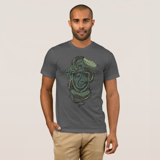 T-shirt Harry Potter | Blason de Serpentard (Devant entier)