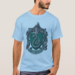 T-shirt Harry Potter   Blason de Serpentard Vert