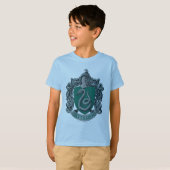 T-shirt Harry Potter | Blason de Serpentard Vert (Devant entier)