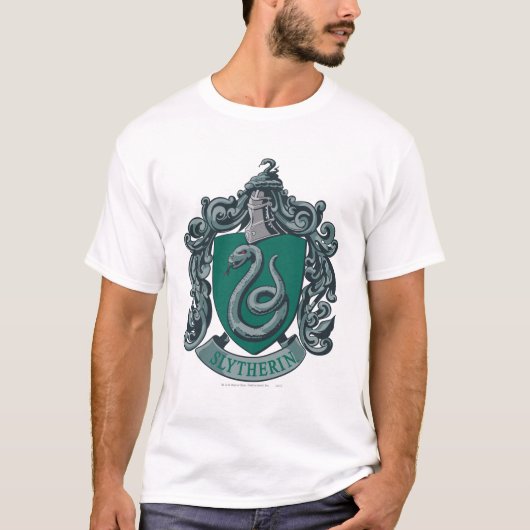 T-shirt Harry Potter | Blason de Serpentard Vert (Devant)