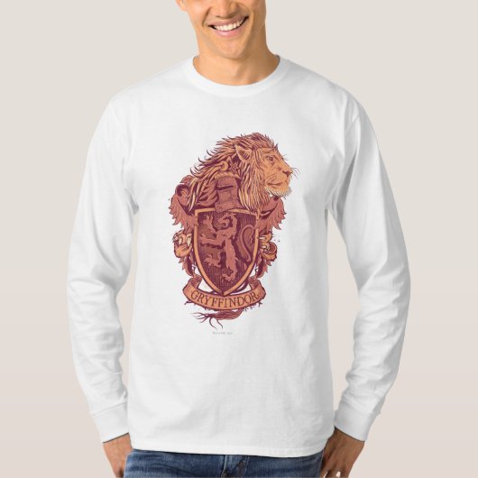 T-shirt Harry Potter | Blason du Lion Gryffindor (Devant)