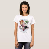 T-shirt Harry Potter | Blason HOGWARTS™ Aquarelle (Devant entier)