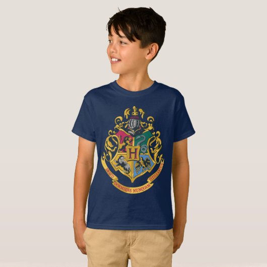 T-shirt Harry Potter | Cimier de Poudlard - Couleur complè (Devant entier)