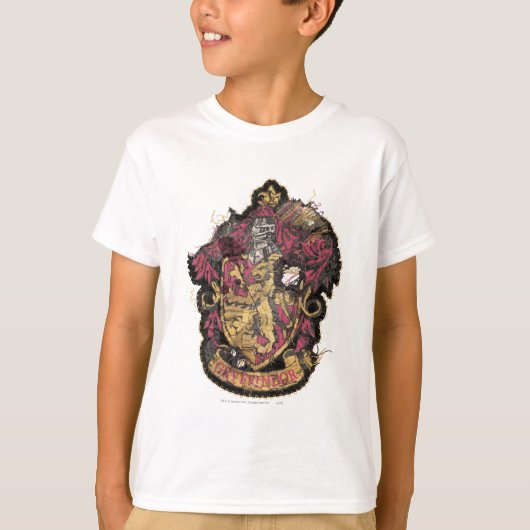 T-shirt Harry Potter| Crête de Gryffindor - Détruit (Devant)