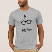 T-shirt Harry Potter | Éclair de voiture et lunettes (Devant)