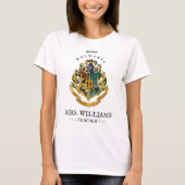 T-shirt Harry Potter Enseignant | Cimier de Poudlard - Cou (Devant)