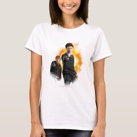 T-shirt Harry Potter et Ron Weasely (Devant)