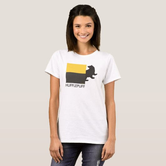 T-shirt Harry Potter| Graphique de la Hufflepuff House Pri (Devant entier)