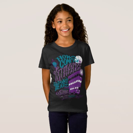 T-Shirt Harry Potter | Graphique de typographie du Knight  (Devant entier)