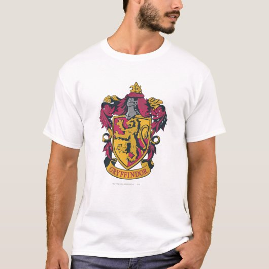 T-shirt Harry Potter | Gryffindor Crest Gold et Rouge (Devant)