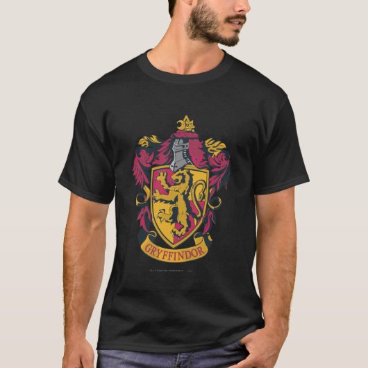 T-shirt Harry Potter | Gryffindor Crest Gold et Rouge (Devant)