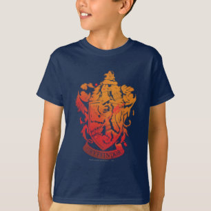 T-shirt Harry Potter   Gryffindor Crest - Splissé
