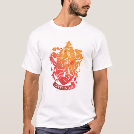 T-shirt Harry Potter | Gryffindor Crest - Splissé (Devant)