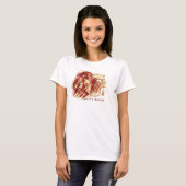 T-shirt Harry Potter | GRYFFINDOR™ Lion Aquarelle (Devant entier)