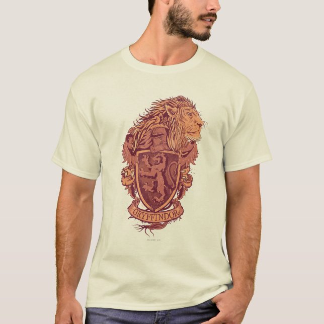 T-shirt Harry Potter | Gryffindor Lion Crest (Devant)
