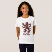 T-Shirt Harry Potter | Gryffindor Lion Graphique (Devant entier)