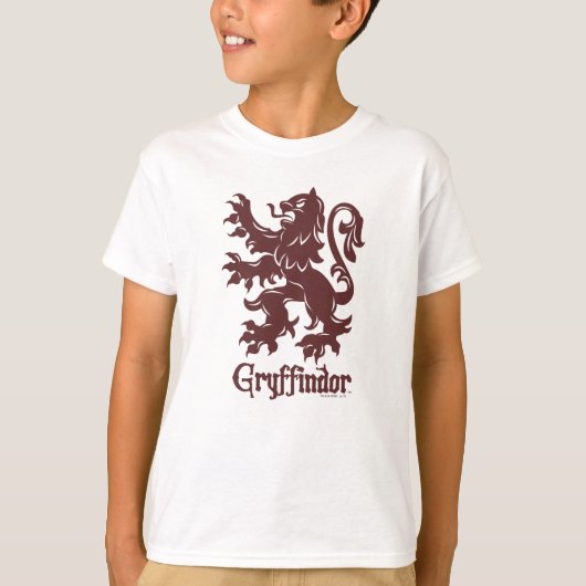 T-shirt Harry Potter | Gryffindor Lion Graphisme (Devant)