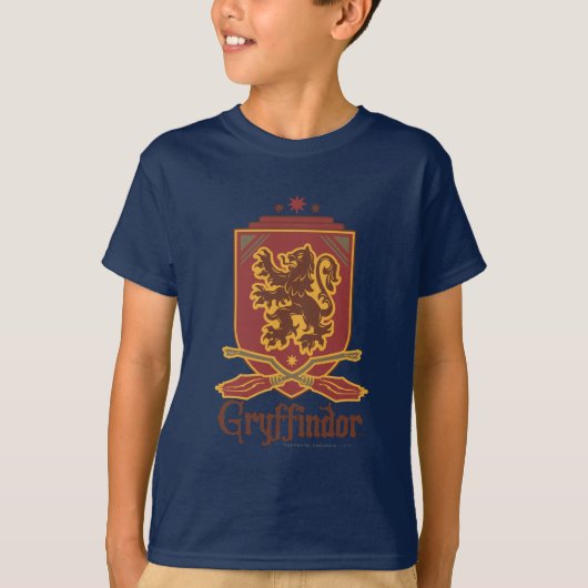 T-shirt Harry Potter | Gryffindor QUIDDITCH™  Badge (Devant)