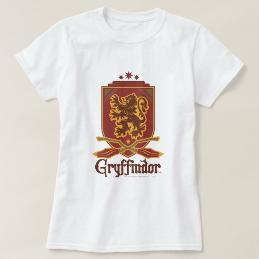 T-shirt Harry Potter | Gryffindor QUIDDITCH™  Badge (Design devant)