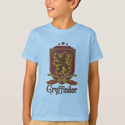 T-shirt Harry Potter | Gryffindor QUIDDITCH™  Badge (Devant)