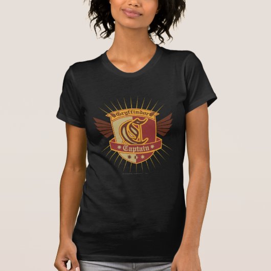 T-shirt Harry Potter | Gryffindor QUIDDITCH� Captain Emble (Devant)