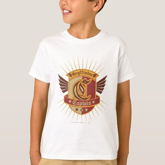T-shirt Harry Potter | Gryffindor QUIDDITCH™  Captain Logo (Devant)