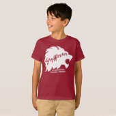 T-shirt Harry Potter | GRYFFINDOR™ Silhouette Typography (Devant entier)