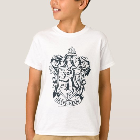 T-shirt Harry Potter | Gryffindor Stencil Esquisse (Devant)