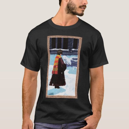 T-shirt HARRY POTTER™ & Hedwig dans la cour de HOGWARTS™ (Devant)