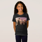 T-Shirt HARRY POTTER™ Hermione & Ron HOGWARTS™ Scène d'Ani (Devant entier)