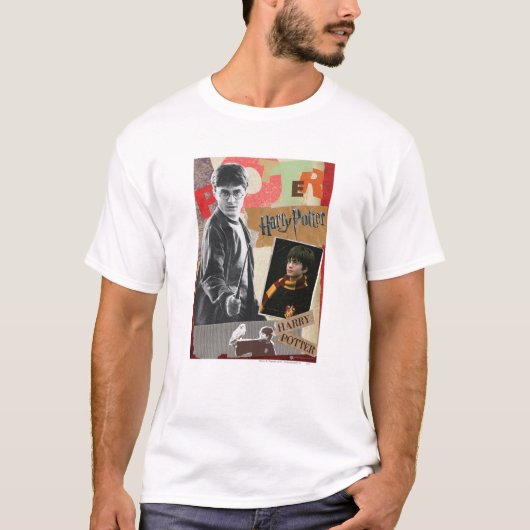 T-shirt Harry Potter hier et aujourd'hui (Devant)