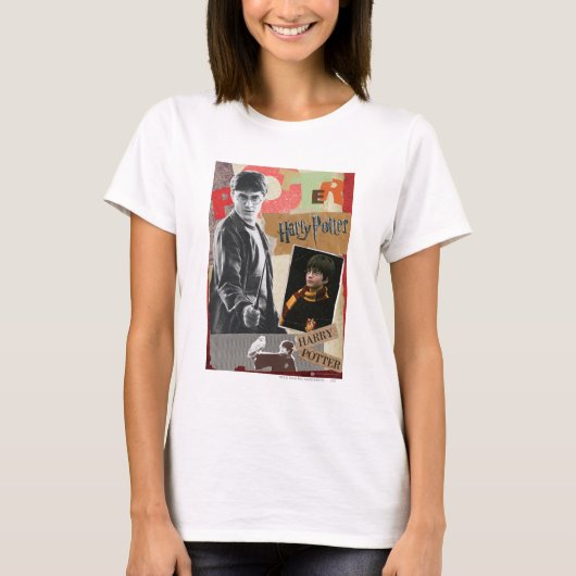 T-shirt Harry Potter hier et aujourd'hui (Devant)