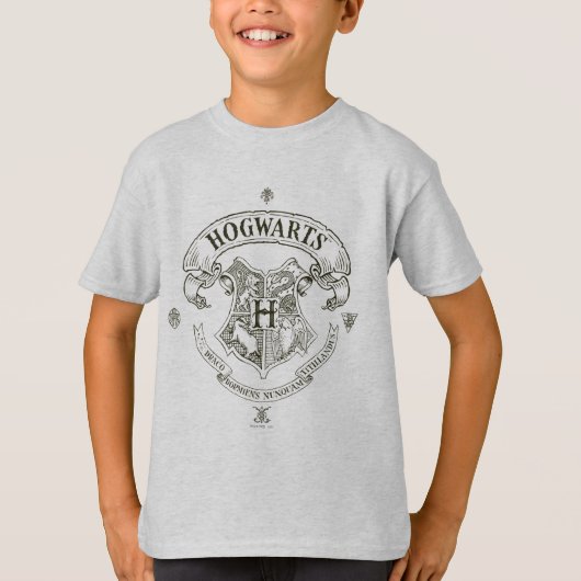 T-shirt Harry Potter | Hogwarts Banner Crest (Devant)