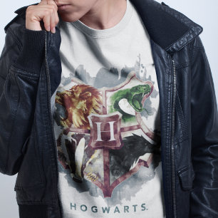 T-shirt Harry Potter HOGWARTS™ Crest Aquarelle