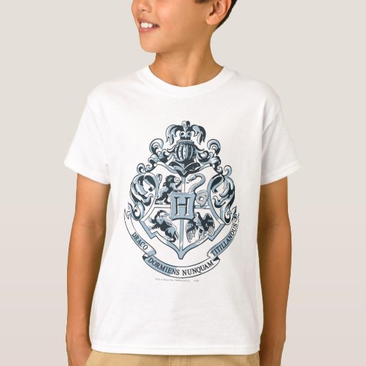 T-shirt Harry Potter| Hogwarts Crest - Blue (Devant)