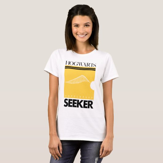 T-shirt Harry Potter | HUFFLEPUFF™ House Quidditch Seeker (Devant entier)