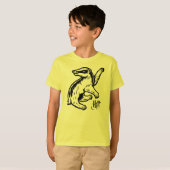 T-shirt Harry Potter | Icône Badger Hufflepuff (Devant entier)