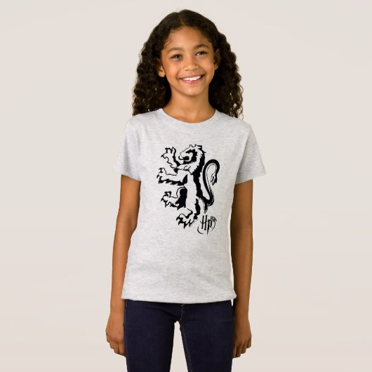 T-Shirt Harry Potter | Icône Lion Gryffindor (Devant entier)