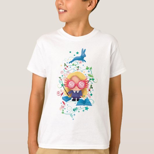 T-shirt Harry Potter | Luna Lovegood Graphique (Devant)