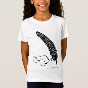 T-Shirt Harry Potter Lunettes et plume