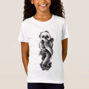 T-Shirt Harry Potter Marque des Ténèbres Aquarelle