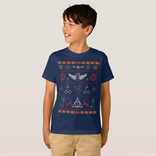 T-shirt HARRY POTTER™ Motif multipoint à thème (Devant entier)