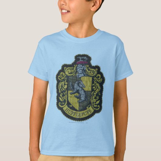 T-shirt Harry Potter | Patch de crête de Hufflepuff (Devant)