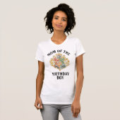 T-shirt Harry Potter | Poudlard - Maman du garçon fêté (Devant entier)