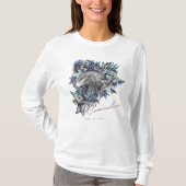 T-shirt HARRY POTTER™ RAVENCLAW™ Floral Graphisme (Devant)