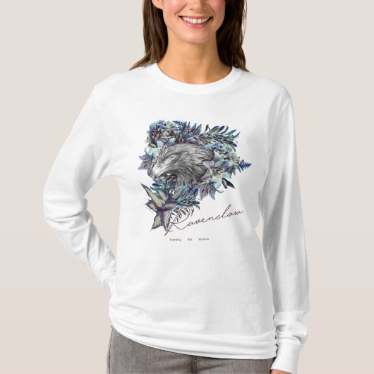 T-shirt HARRY POTTER™ RAVENCLAW™ Floral Graphisme (Devant)