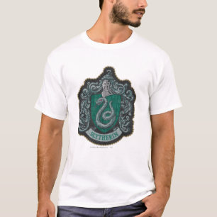 T-shirt Harry Potter   Retro Mighty Slytherin Crest